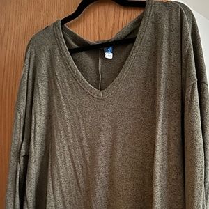 Olive Green Long Sleeved Sweater